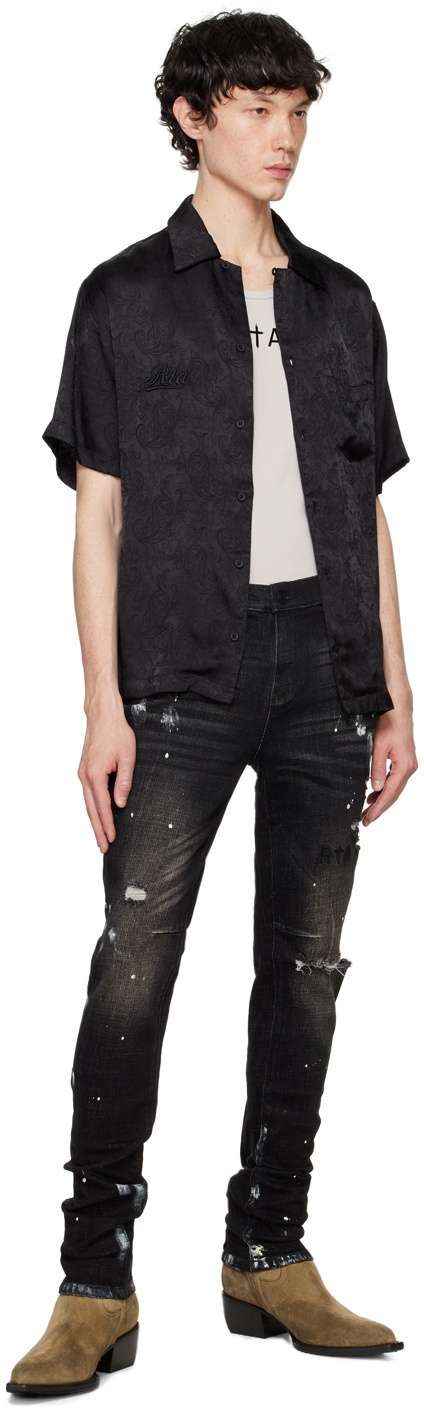 RTA Black Clayton Skinny Jeans