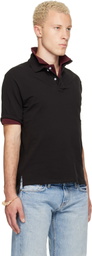 Raimundo Langlois Black Layered Polo