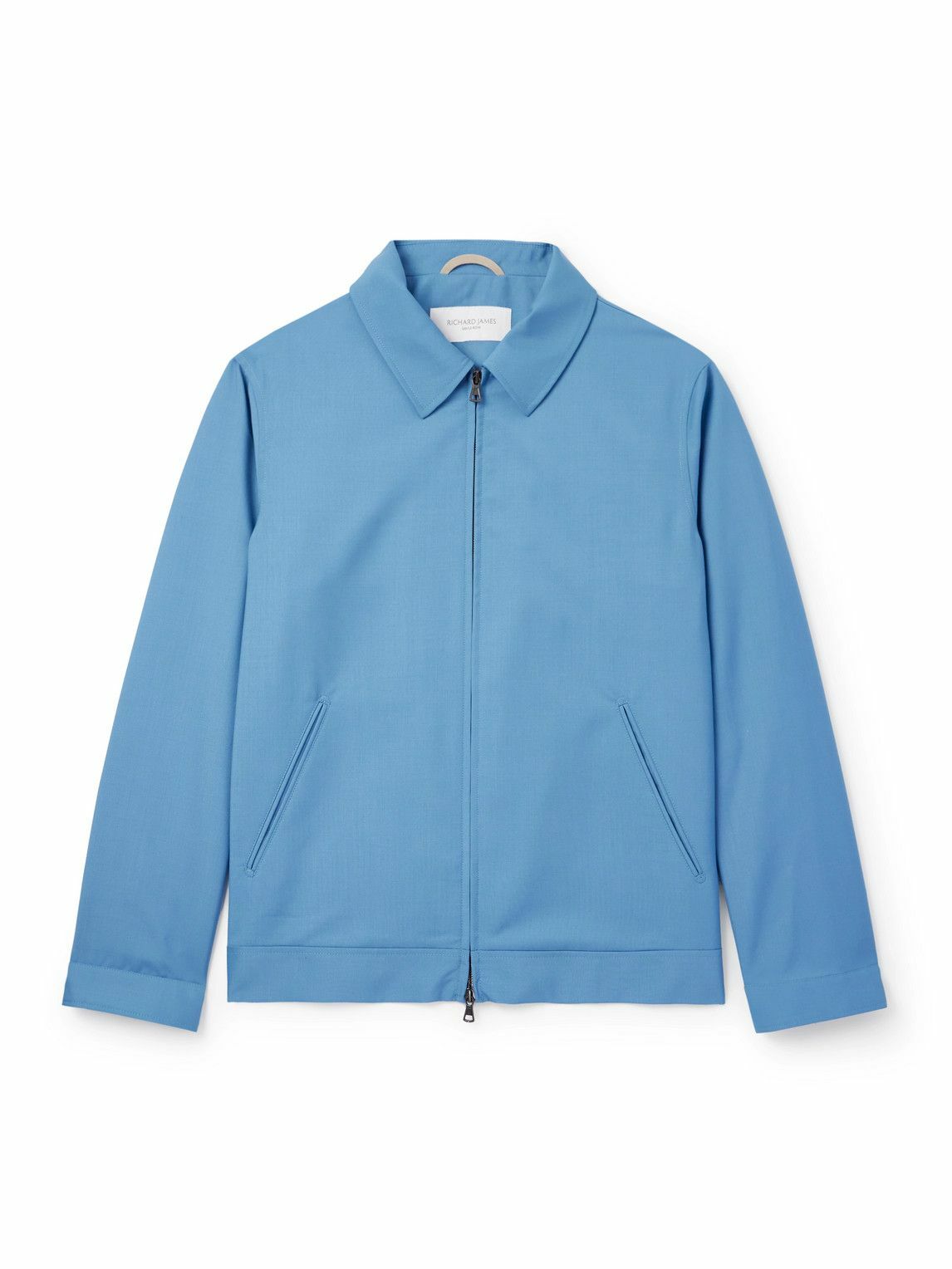 Richard James - Wool and Mohair-Blend Blouson Jacket - Blue