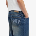 Pop Trading Company Men's Dr's Pant in Washed Denim