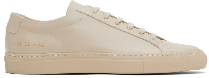 Photo: Common Projects Beige Original Achilles Low Sneakers