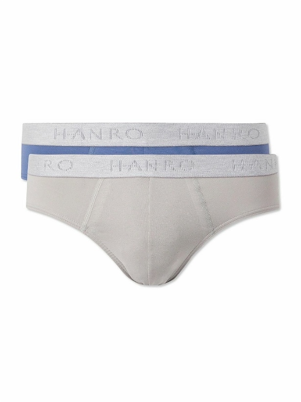 Photo: Hanro - Essentials Two-Pack Stretch-Cotton Briefs - Multi