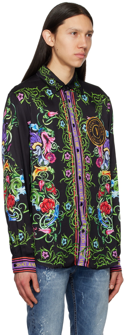 Versace Jeans Couture Black Garden Shirt