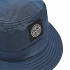 Stone Island Men's Nylon Metal Bucket Hat in Dark Blue