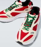 Valentino Garavani Demiyee suede-trimmed sneakers