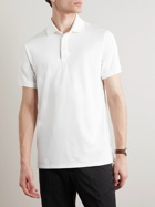 RLX Ralph Lauren - Logo-Print Stretch Recycled-Jersey Polo Shirt - White