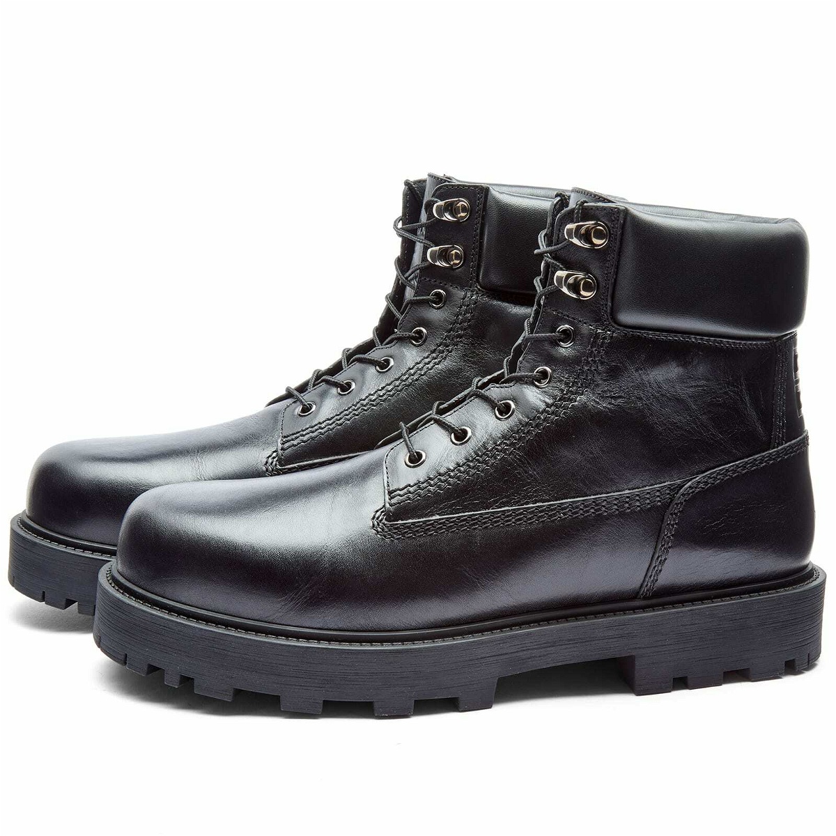 Photo: Givenchy Men's Lace Up Work Boot in Black