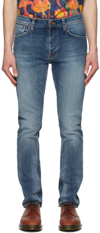 Photo: Nudie Jeans BLue Lean Dean Jeans