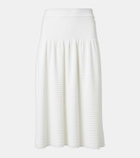 Loro Piana Dora Baltea silk and cotton midi skirt