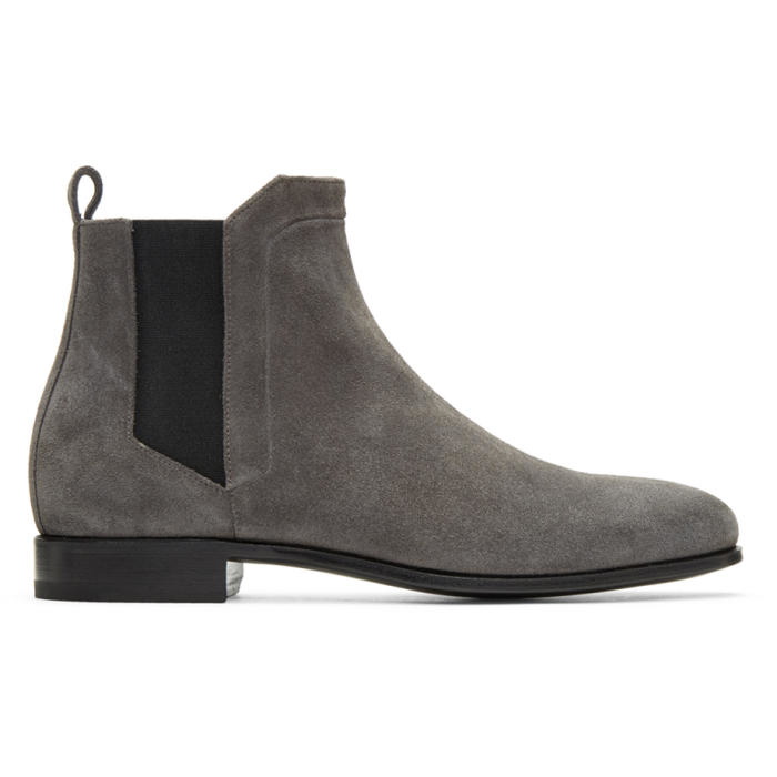 Photo: Pierre Hardy Grey Suede Drugstore Chelsea Boots