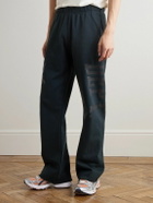 Gallery Dept. - Post Workout Logo-Print Wide-Leg Cotton-Jersey Sweatpants - Black