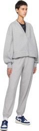 Nike Gray Over-Oversized Cardigan