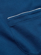 Loro Piana - Stretch-Cotton Piqué Polo Shirt - Blue