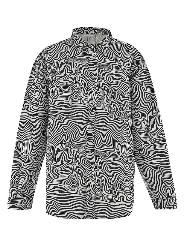 Photo: Vetements Zebra Print Shirt Jacket