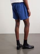 Gallery Dept. - Zuma Straight-Leg Logo-Print Cotton-Jersey Shorts - Blue