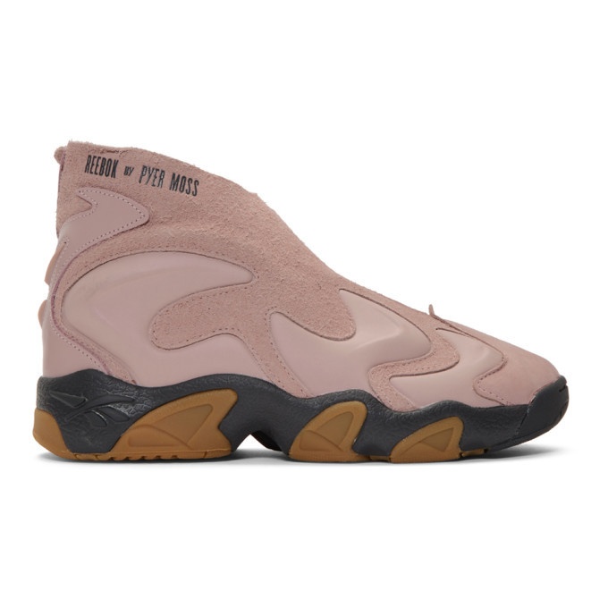 Photo: Reebok by Pyer Moss Pink and Tan Mobius Experiment Sneakers
