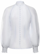 ZIMMERMANN - Luminosity Lantern Linen & Silk Shirt