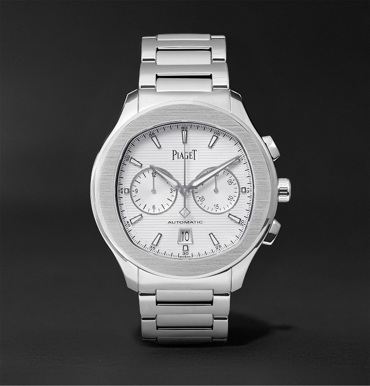 Photo: Piaget - Polo S Chronograph 42mm Stainless Steel Watch, Ref. No. G0A41004 - Silver