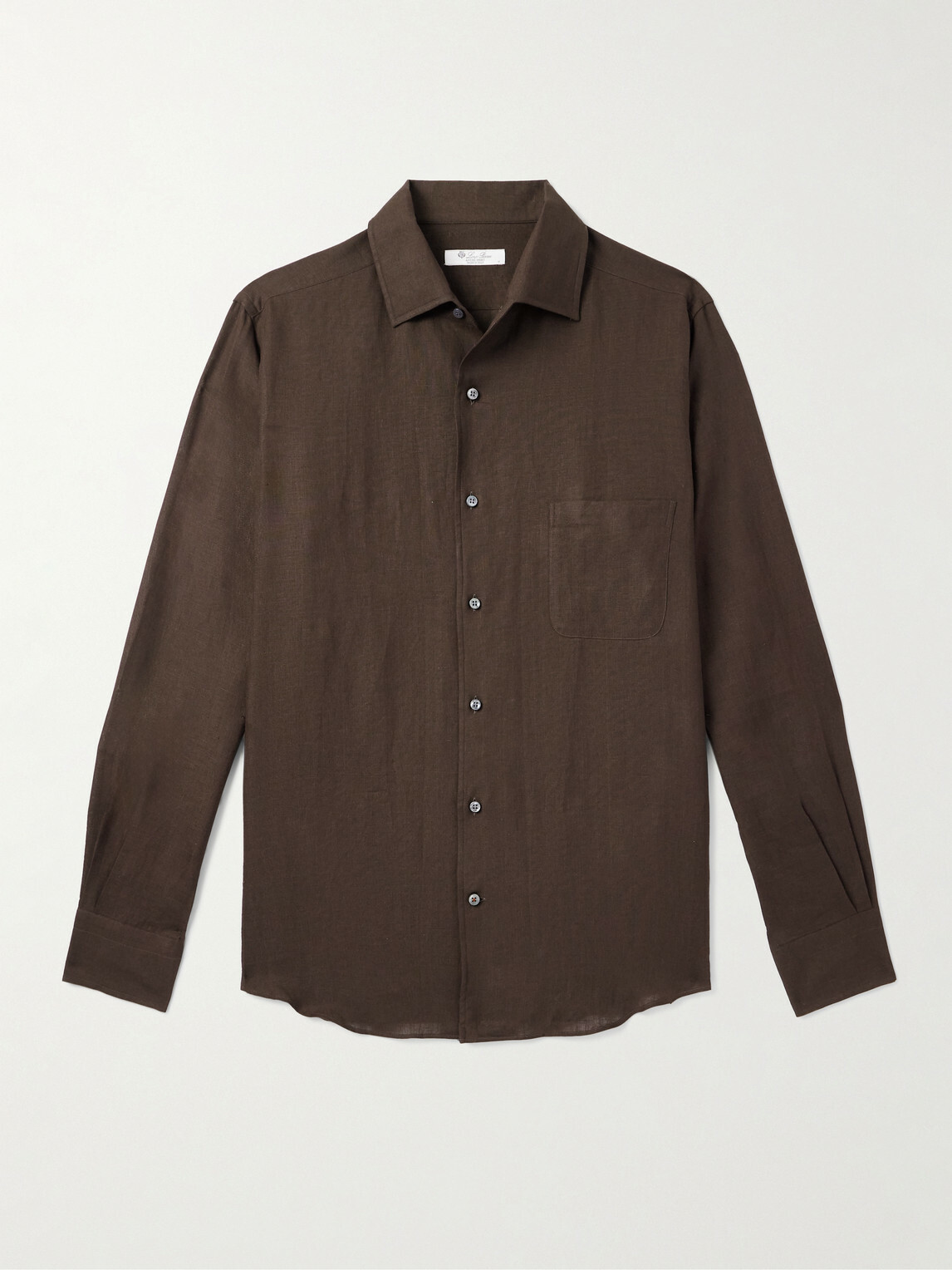Loro Piana - Slub Linen Shirt - Brown