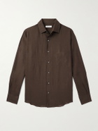 Loro Piana - Slub Linen Shirt - Brown