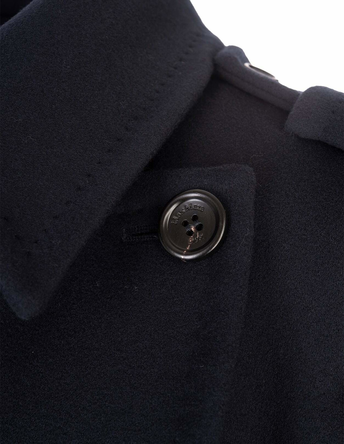 【送料&関税込】Max Mara Navy Blue Laveno Short Coat Max Mara Navy Blue Laveno Short Coat Max Mara