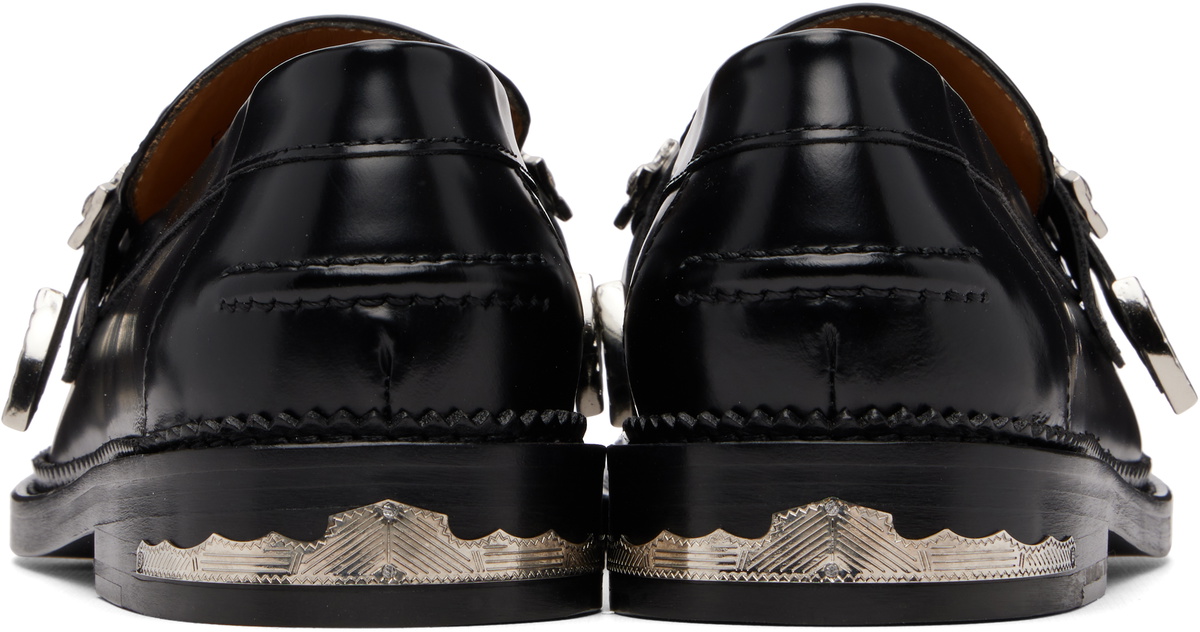 Toga Virilis Black Metal Loafers