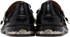 Toga Virilis Black Metal Loafers