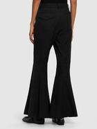 NOIR KEI NINOMIYA - Wool Gabardine Voluminous Flare Pants