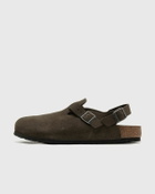 Birkenstock Tokio Suede Leather Green Mens Sandals & Slide