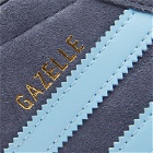 Adidas Men's Gazelle Sneakers in Shadow Navy/Clear Blue