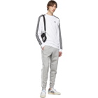 adidas Originals White 3-Stripes Long Sleeve T-Shirt