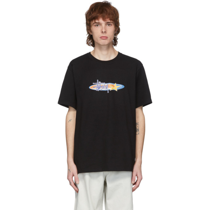 Stussy Black Two Star T-Shirt Stussy