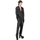 Rick Owens Black Larry Shirt Jacket