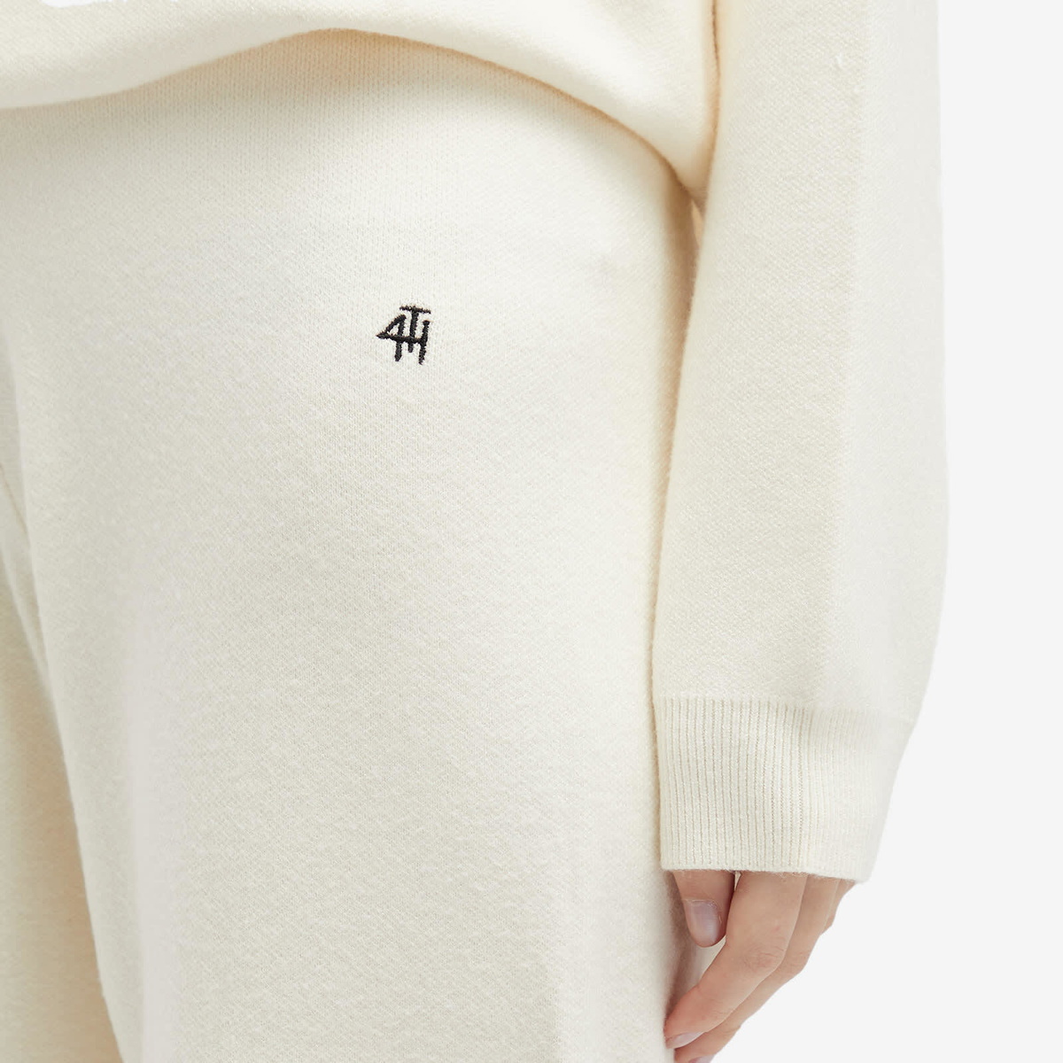 4th & Reckless Women's Cleo Knitted Sweatpants in Cream