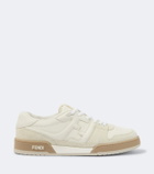 Fendi Fendi Match leather and suede sneakers