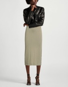 Samsøe Φ Samsøe Womens Midi skirt Khaki