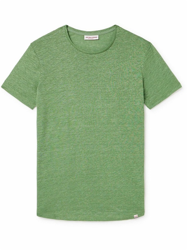 Photo: Orlebar Brown - OB-T Slim-Fit Linen-Jersey T-Shirt - Green