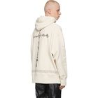 Givenchy Beige Oversized Graphic Hoodie