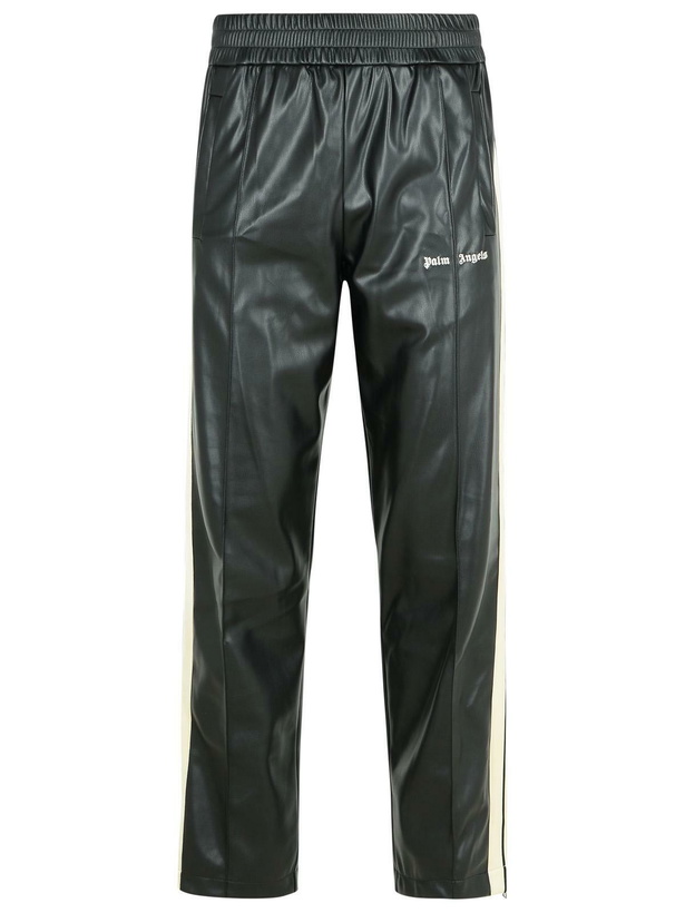 Photo: Palm Angels Leather Effect Track Joggers