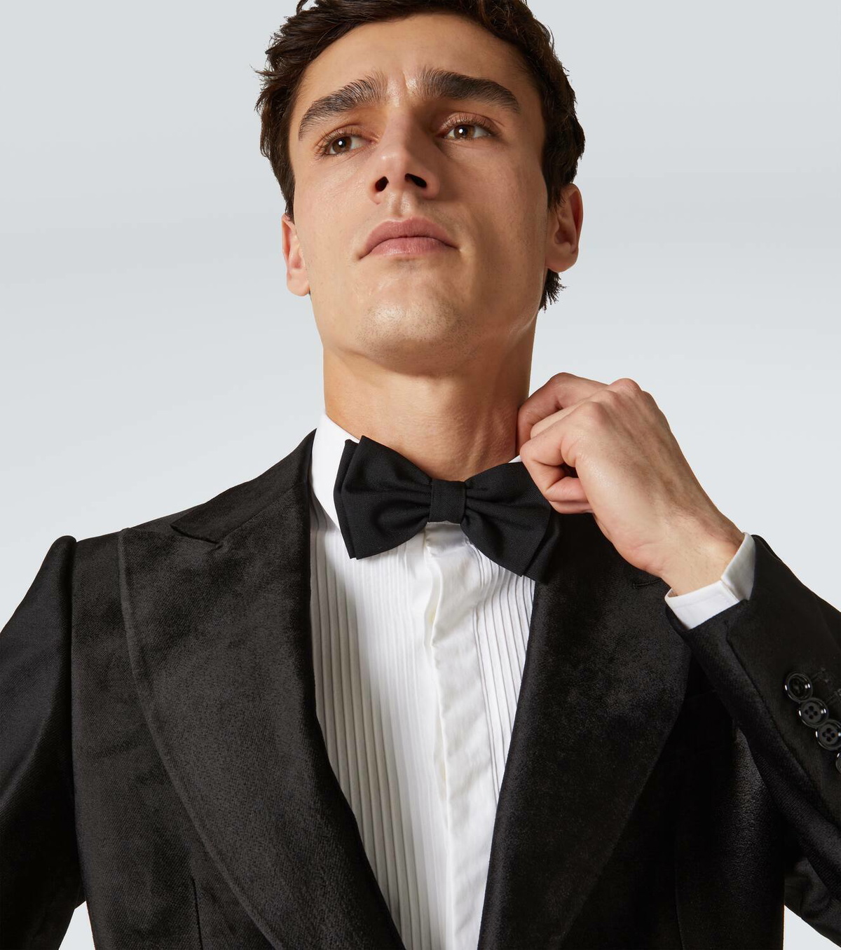 Lardini Wool and mohair bow tie