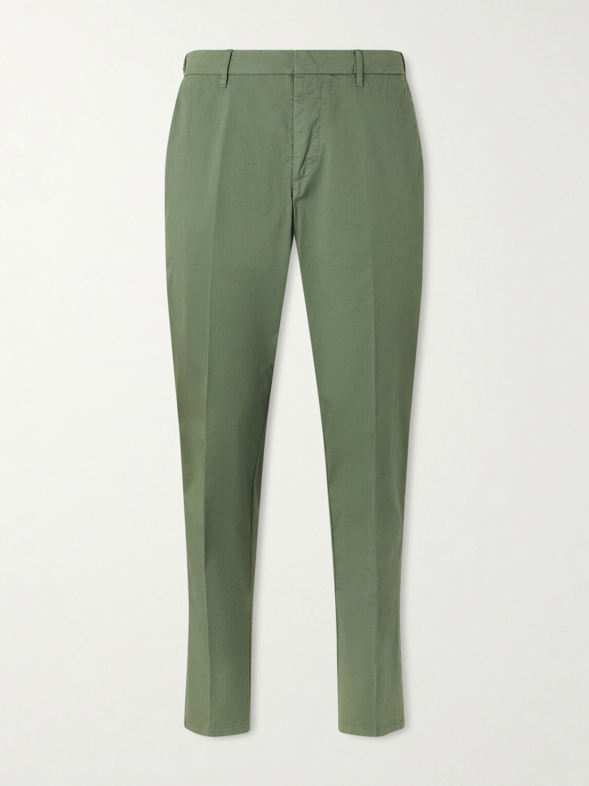 Altea - Dumbo Tapered Cotton-Blend Gabardine Trousers - Green