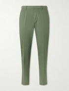 Altea - Dumbo Tapered Cotton-Blend Gabardine Trousers - Green