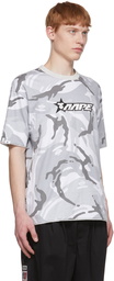 AAPE by A Bathing Ape Grey Cotton Reversible T-Shirt