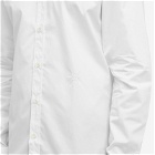 Givenchy Men's 4G Embroidered Poplin Shirt in White