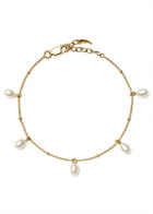 Missoma Pearl Baya 18k Gold-plated Charm Bracelet