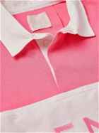 Givenchy - Logo-Embroidered Colour-Block Cotton-Jersey Polo Shirt - Pink