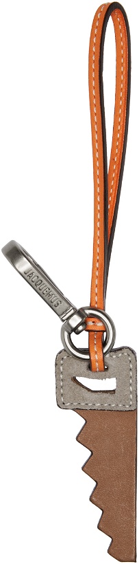 Photo: Jacquemus Orange & Grey 'Le Porte Clés Scie' Keychain