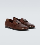 Dolce&Gabbana Logo leather loafers