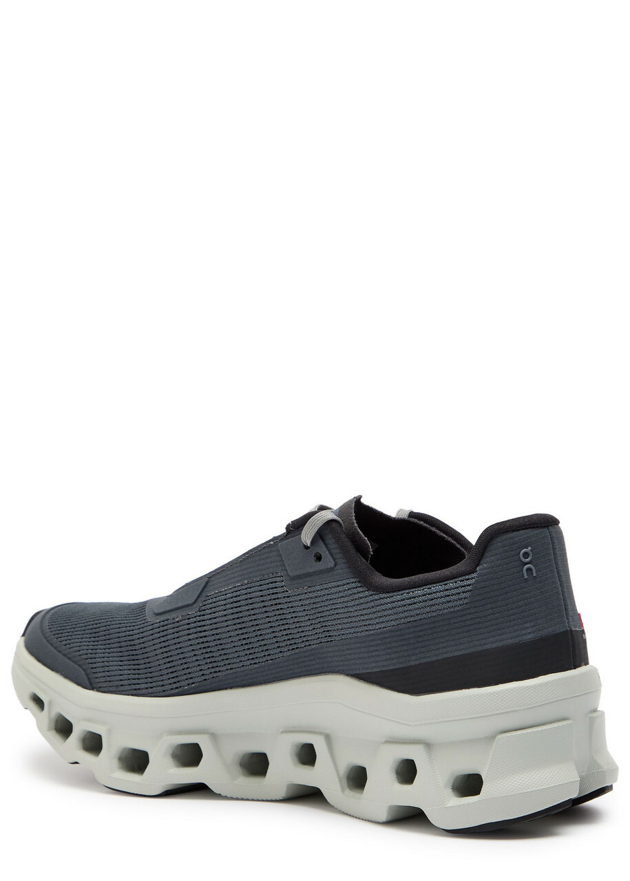 ON Cloudmonster Void Panelled Mesh-knit Sneakers Grey