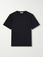 Mr P. - Silk and Cotton-Blend T-Shirt - Black
